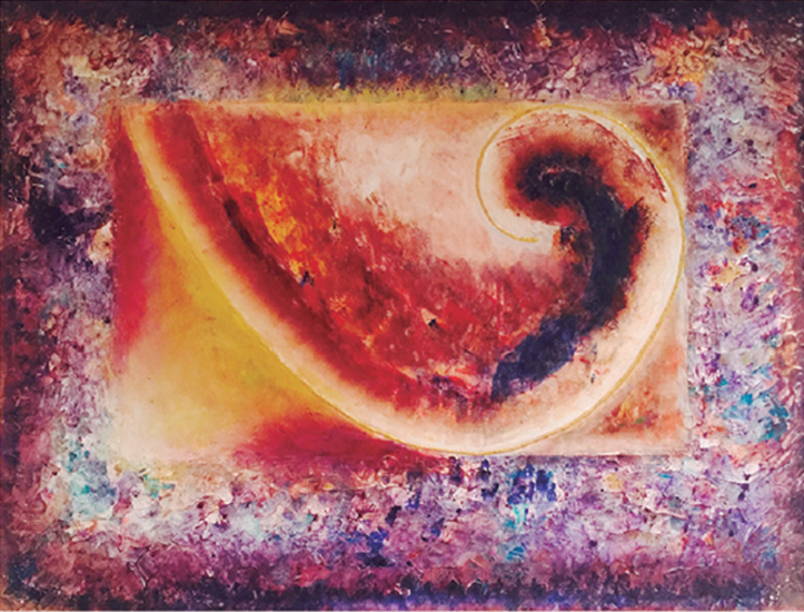 Renacer. Acrílico. Técnica Mixta. 150x100