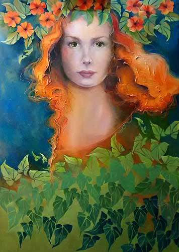 Silvia. Acrilico. 70x50